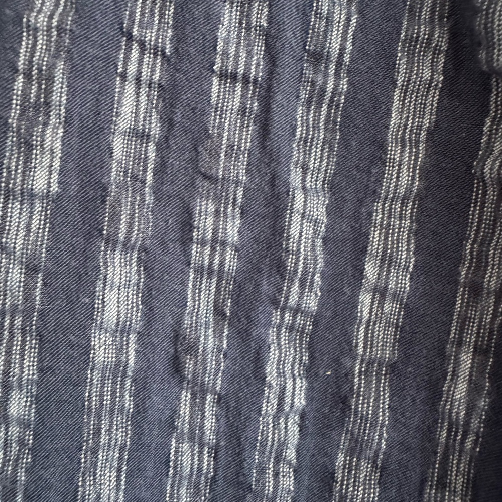 J McLaughlin Christa Tiered Linen Blend Midi Dress Women’s Size Large - Picture 7 of 9